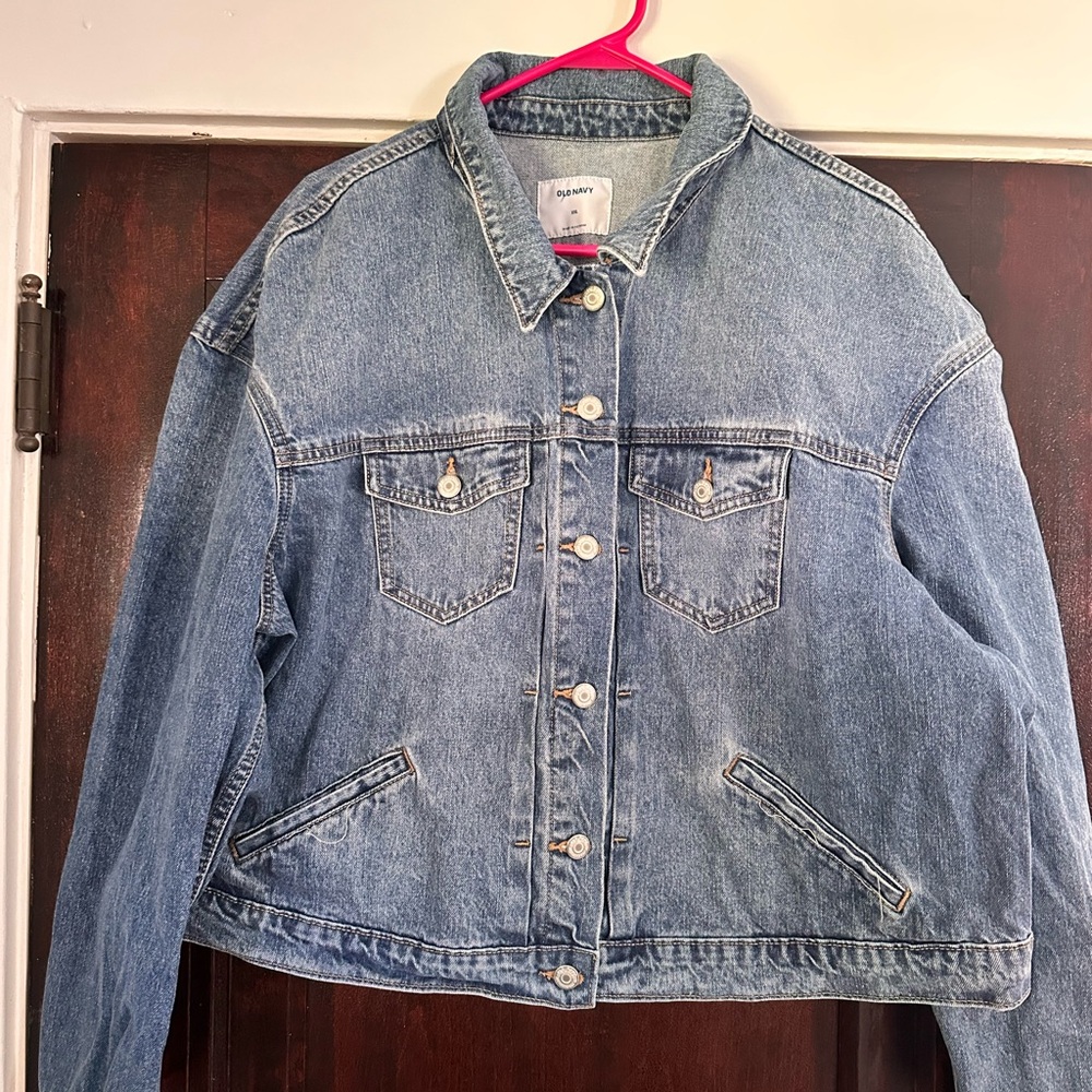 Old Navy Blue Jean Jacket Classic Denim Style